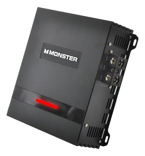 Amplificador Clase D 1canal Monster Aal6000.1 1200watts Negro