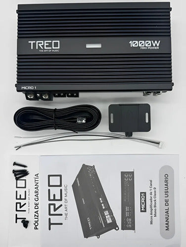 Amplificador Micro Clase D 1 Canal 250w Rms 4ohm Treo Micro1