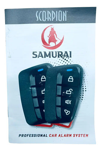 Alarma Automotriz 16 Funciones 4 Canales Scorpion Samurai