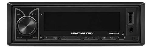 Estéreo 1 Din Monster Mtr-100 Rgb Con Dsp 4v