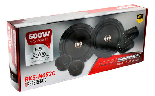 Set De Medios De 6.5 2 Vias 240 Watts Rockseries Rks-n652c