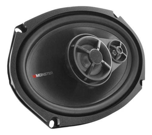 Par Bocinas Coaxiales 6x9 3 Vias 90w Rms 4ohm Monster Sxc693