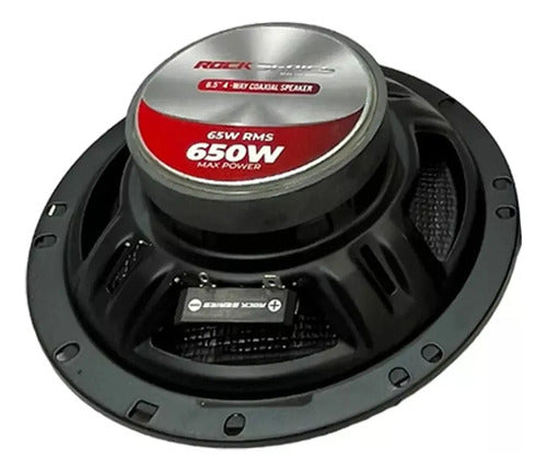 Par De Bocinas 6.5 4 Vias 165 Watts Rock Series Rks-n654