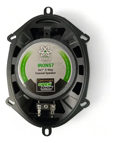 Par Bocinas 5x7 6x8 3 Vias 70 Watts Rms 4 Ohms Atomic Iron57