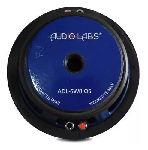 Subwoofer Open Show De 8 1000 Watts Audio Labs Adl-sw8os