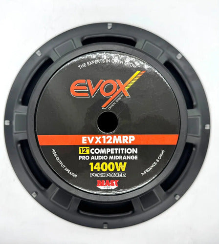Medio Rango 12 700w Rms 8 Ohms Open Show Evox Beast Evx12mrp