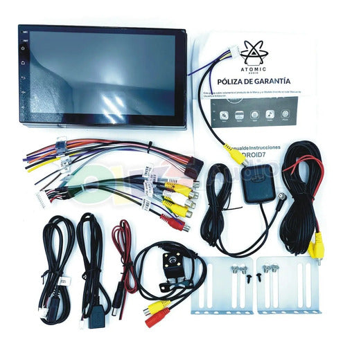 Autoestereo Pantalla 7 Wifi Gps Mirrorlink App Atomic Droid7