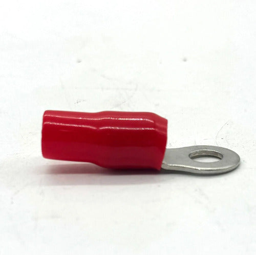 Paquete 10 Terminal Ojo Rojo Calibre. 4 Audio Labs Adl-rt4