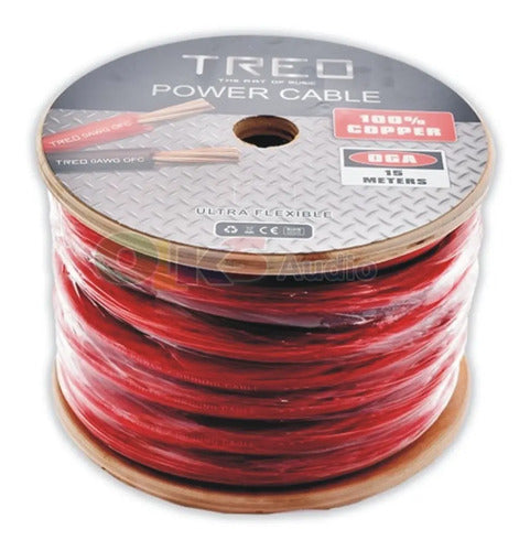 1 Metro De Cable Para Corriente Calibre 0 100% Cobre Treo