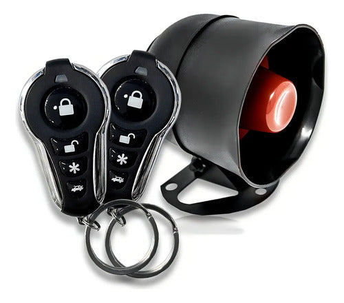 Alarma Automotriz 17 Funciones 2 Controles Extreme Black