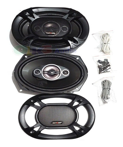 Par De Bocinas 6x9´´ De 4 Vias 200 Watts Rms Ts Power Ts.694