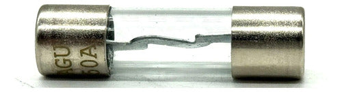Paq. 10 Fusible Agu. 50 Amp. Plateado Rockseries Agu50p