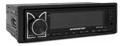 Estéreo 1 Din Monster Mtr-100 Rgb Con Dsp 4v