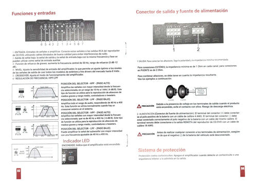 Amplificador Full Range 4 Canales Evox Flash 3200w Gris