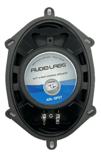 Par De Bocinas 5x7 6x8 4 Vias 50watts Rms Audiolabs Adl-sp57