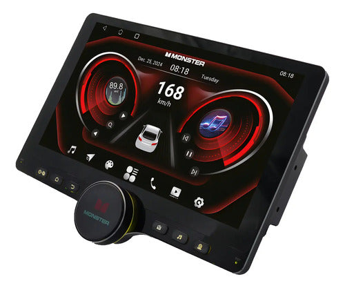 Estéreo Con Pantalla Monster Had310-d10 Con Bluetooth Color Negro