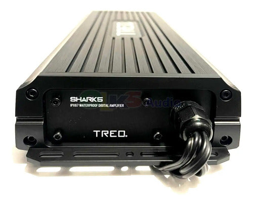 Amplificador Mini Marino 5 Canales 1750watts Rms Treo Shark5 Color Negro