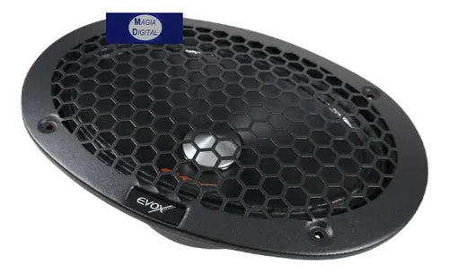 Medio Rango 6x9puLG Evox Evx69slim 800 Watts Linea Slim Color Negro