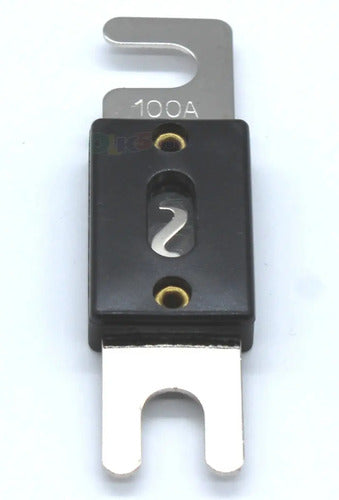 Paquete 10 Fusibles Anl 100amp. Negro Rockseries Anl100p