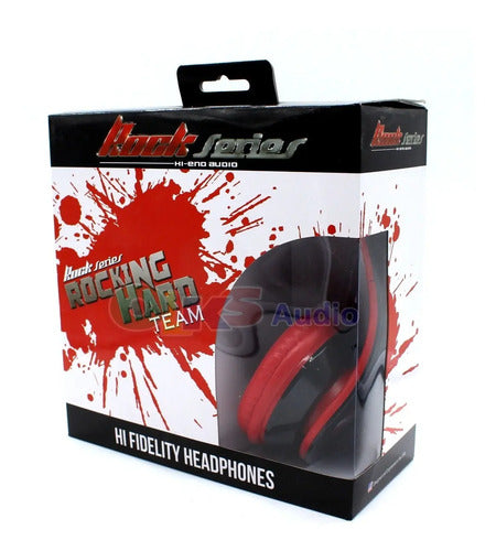 Audifonos Diadema Alambricos Estereo Rockseries Hp-100