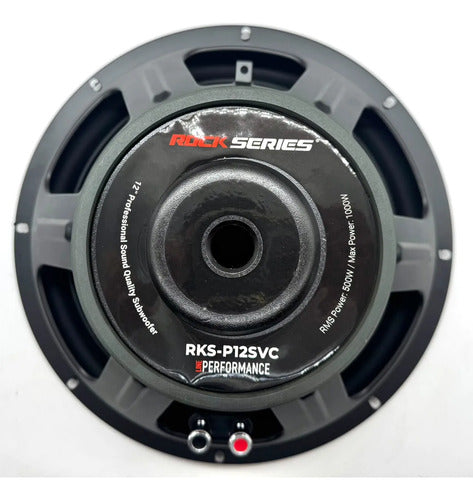 2 Subwoofers De 12'' 500w Rms 1 Bobina Rockseries Rks-p12svc