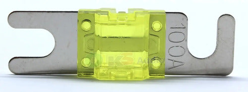 Paquete 10 Fusibles Mini Anl 100a Amar.  Rockseries Manl100p