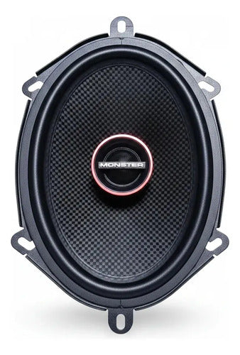 Par Bocinas Coaxiales 5x7 2 Vias 55w Rms 4ohm Monster Ms572c