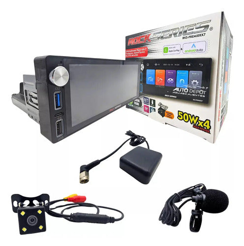 Estereo Pantalla 7 Carplay Wifi Gps Rockseries Rks-premierx7