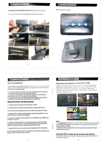 Cabecera Pantalla 11.6'' Hd Pc Tablet Wifi Bt Treo Tabloid12