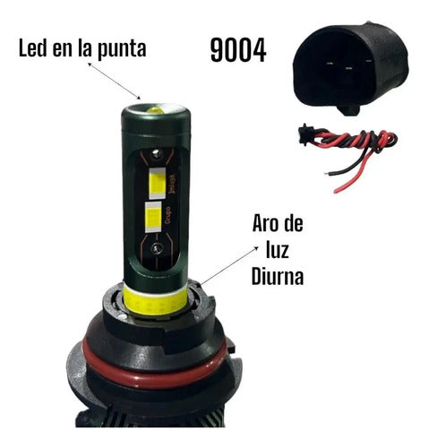 Kit Luces Focos Led Chip Csp 48w 18000 L Lupa Imloya R4-9004