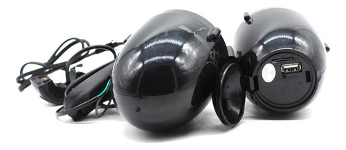 2 Bocinas X Moto De 3'' 100w Max Bt Usb Extreme Ex-motobt100