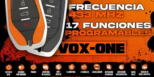 Alarma Con Antiasalto 3 Canales 17 Funcion Auto Evox Vox-one