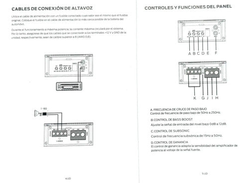 Amplificador Mono 1 Canal 1400w. Rms 1 Ohm Monster Aam1400.1