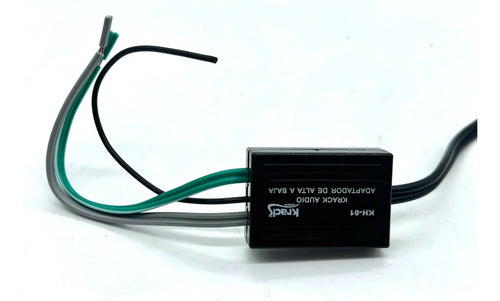 Adaptador Señal Audio Alta A Baja Rca Kack Kh-01