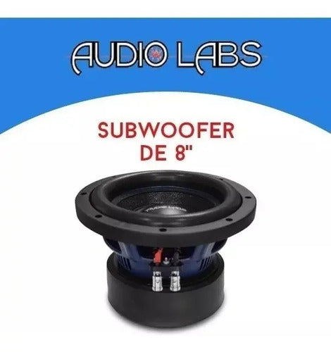 Subwoofer Open Show De 8 1000 Watts Audio Labs Adl-sw8os