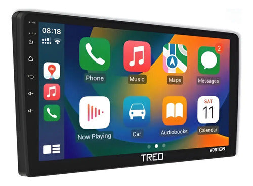 Estereo 2 Din Con Pantalla De 9 Pulgadas Wifi Vortex9 Treo Color Negro