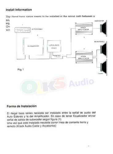 Epicentro Restaurador De Bajos C/ Control Remoto Krack Kb-10