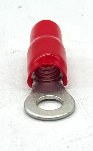 Paquete 10 Terminal Ojo Rojo Calibre. 4 Audio Labs Adl-rt4