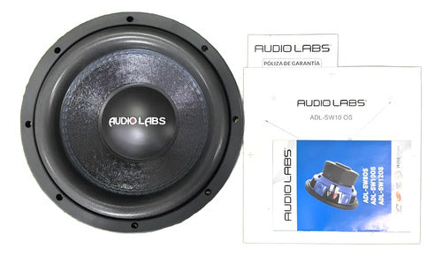Subwoofer De 10'' Doble Bobina 900w Rms Audiolabs Adl-sw10os