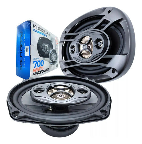 Par De Bocinas 4x6 450w Max 45w Rms 4ohms Audiolabs Adl-sp46