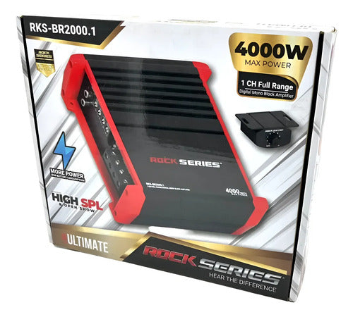 Ampli Rango Completo 1 Ch 2000w Rms Rockseries Rks-br2000.1
