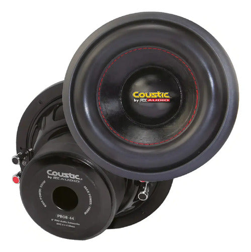 Subwoofer 8 Pulgadas Coustic Pro8-44 1000w Max Color Negro