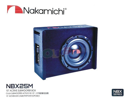Subwoofer Activo Bafle De 10  150 Watts Rms Nakamichi Nbx25m