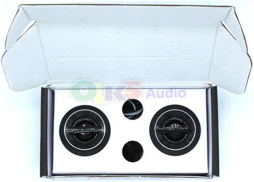 Par Tweeter 1.5 PuLG. 15w. Rms Crossover Nakamichi Nse-t131 Color Negro