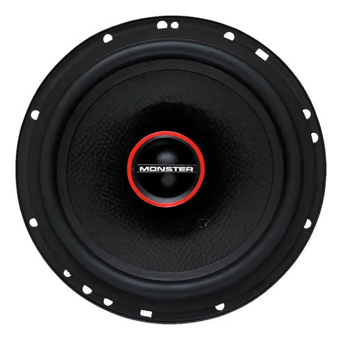 Bocinas Coaxiales 6.5 Pulgadas Monster Auto Ms652c 55w Rms Negro