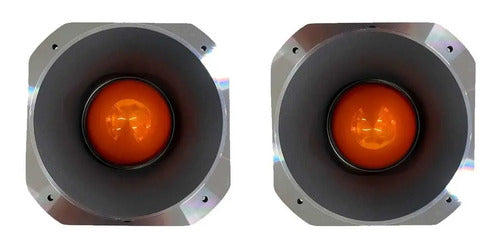 2 Super Tweeter Bala De 6'' Titanio 750w Rms Evox Evx6master