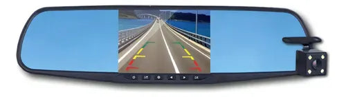Retrovisor Pantalla 4.3 Dvr Y 2 Cámaras Extreme Ex-rtcamdvr