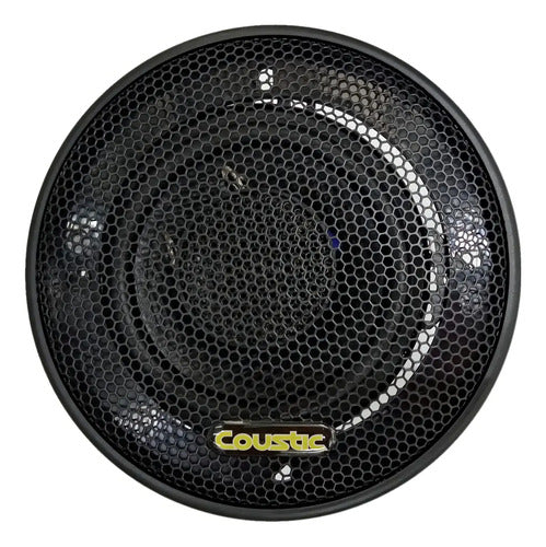 Bocinas 4 Pulgadas Coustic Pro4 2 Vias 400 Watts Max Color Negro