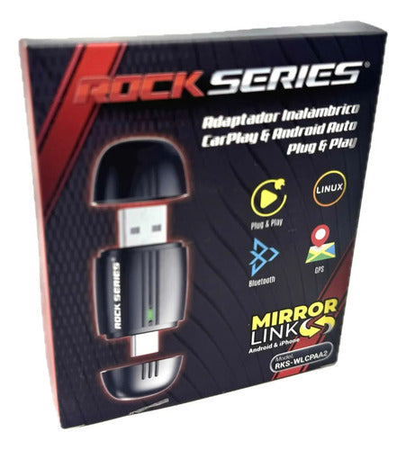 Conviertidor Inalambrico Carplay Y Aa Rockseries Rks-wlcpaa2
