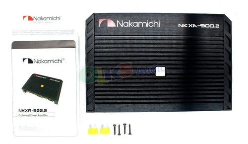 Amplificador 2 Canales Nakamichi 900w Max Clase Ab Nkxa900.2 Negro